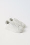 Chunky minimalist lace-up trainers