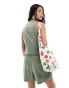 My Accessories fruit print shopper tote bag