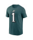 Фото #3 товара Men's Jalen Hurts Midnight Green Philadelphia Eagles Player Name and Number T-shirt