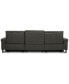 Фото #8 товара CLOSEOUT! Jazlo 3-Pc. Leather Sectional with 2 Power Recliners, Created for Macy's