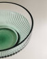 Фото #6 товара Glass salad bowl with raised detail