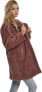 Фото #17 товара Urban Classics Women's Winter Jacket, Ladies Oversized Sherpa Coat Jacket with Hook & Eyelet Closure, Size XS to 5XL