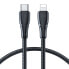 Фото #1 товара Wytrzymały kabel do iPhone Surpass Series USB-C - Lightning 20W 0.25m czarny