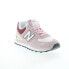 Фото #6 товара New Balance 574 U574OY2 Mens Pink Suede Lace Up Lifestyle Sneakers Shoes