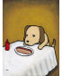 Фото #2 товара Luke Chueh Revenge Is A Dish Dog Art Block Framed 24" x 32"