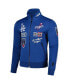 ფოტო #3 პროდუქტის Men's Royal Los Angeles Dodgers Fast Lane Full-Zip Track Jacket