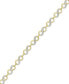 ფოტო #2 პროდუქტის Diamond Accent Infinity Link Bracelet in 18k Gold over Silver-Plate