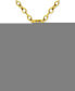 Cubic Zirconia Baguette & Round Cross Pendant Necklace, 16" + 2" extender, Created for Macy's