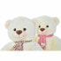 Плюшевый медвежонок DKD Home Decor Красный Белый Бордовый Детский 20 x 20 x 50 cm (2 штук)