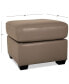 Фото #26 товара Orid Leather Ottoman, Created for Macy's