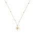 ფოტო #1 პროდუქტის Crystal Chain Star Necklace