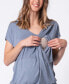 Фото #2 товара Women's Ultra-Soft Maternity Nursing Loungewear Set