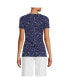 ფოტო #2 პროდუქტის Petite Cotton Rib T-shirt