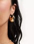 Фото #3 товара Image Gang zakaya chunky hoop earrings in gold plated