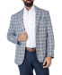 Фото #1 товара Men's Windowpane Plaid Sportcoat