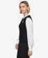 ფოტო #4 პროდუქტის Women's Layered-Look Charm Logo Sweater Top