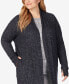 Фото #5 товара Cuddle Duds Plus Size Soft Knit Open-Front Wrap