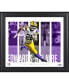 Фото #1 товара Clyde Edwards-Helaire LSU Tigers Framed 15" x 17" Player Panel Collage