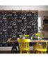 Coffee Shop Black and White Wallpaper