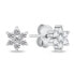 Фото #1 товара Серьги Suzy Levian New York Sterling Zirconia Triple Row