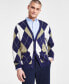 Men's Argyle Cardigan, Created for Macy's