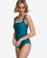 Фото #5 товара Pleated One-Piece Swimsuit,Created for Macy's
