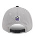 Фото #3 товара Головной убор New Era мужской серый, черный Baltimore Ravens 2023 Sideline 9FORTY Adjustable Hat