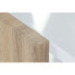 Фото #3 товара Вспомогательный стол DKD Home Decor Белый Коричневый Стеклянный Деревянный MDF 110 x 60 x 45 cm