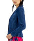 Фото #2 товара Women's Puff-Sleeve Blazer, Created for Macy's