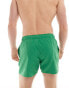 ASOS DESIGN swim shorts in short length in green