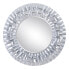 Wall mirror 118 x 10,2 x 118 cm Crystal Silver Polyurethane