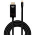 Lindy Kabel Mini DisplayPort/HDMI 4K30 (DP: passiv) 3m - 3 m - Mini DisplayPort - HDMI Type A (Standard) - Male - Male - 3840 x 2160 pixels