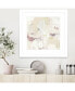 Hanami I Matted and Framed Art Print, 30" x 30"