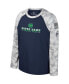 ფოტო #3 პროდუქტის Big Boys Navy, Camo Notre Dame Fighting Irish OHT Military-Inspired Appreciation Dark Star Raglan Long Sleeve T-shirt