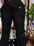 Фото #2 товара Labelrail x Holly Marston utility hardware denim jeans in black