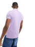 Polo Ralph Lauren icon logo pique polo slim fit in lilac marl