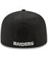 Men's Black Las Vegas Raiders Omaha 59FIFTY Fitted Hat