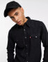 Levi's barstow denim shirt in black with pockets