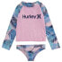 Фото #2 товара HURLEY Set Girl Long Sleeve Full Zip Rashguard