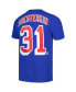 Big Boys Igor Shesterkin Blue New York Rangers Player Name and Number T-shirt