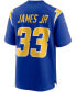 Фото #2 товара Men's Derwin James Royal Los Angeles Chargers 2nd Alternate Game Jersey