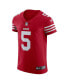 Фото #3 товара Men's Trey Lance Scarlet San Francisco 49ers Vapor Elite Jersey