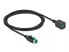 Фото #9 товара Delock 85981 - 2 m - Black - Cable - Digital, Extension Cable shielded 2 m