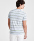 Фото #2 товара Men's Classic-Fit Stripe Pocket T-Shirt