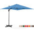 Фото #2 товара Садовый зонт Uniprodo UNI_UMBRELLA_2SQ250BL 250 x 250 см синий