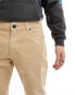 DTT tapered fit cord trousers in camel