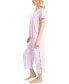 Фото #2 товара Women's 2-Pc. Coastal Life Cropped Pajamas Set