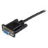 StarTech.com 2m Black DB9 RS232 Serial Null Modem Cable F/F - Black - 2 m - DB-9 - DB-9 - Female - Female