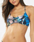 Фото #1 товара Red Carter 262299 Women Lace-Front Bikini Top Swimwear Multi Size Medium