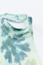 Фото #9 товара Платье из прозрачной ткани с принтом ZARA